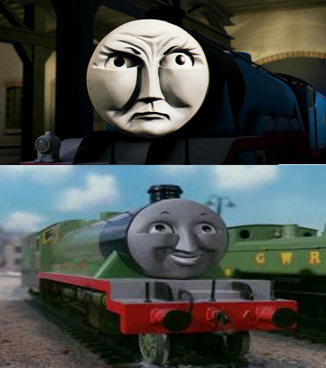 Gordon vs Henry Blank Meme Template