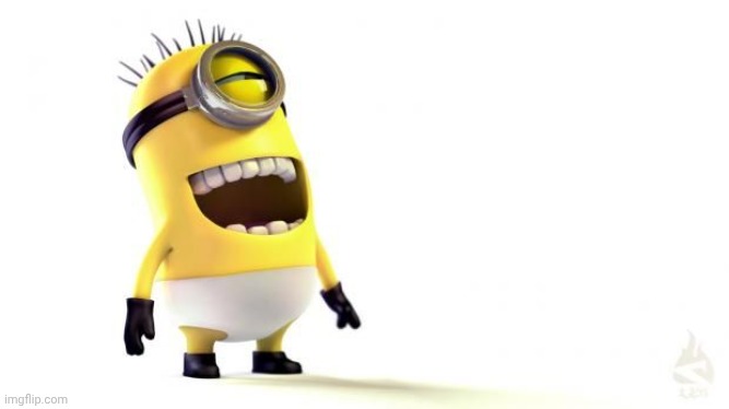Minion Laughing | image tagged in minion laughing | made w/ Imgflip meme maker
