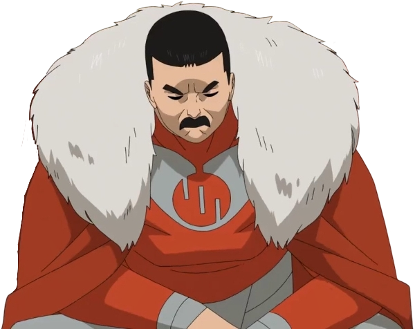 Thragg sitting down Blank Meme Template