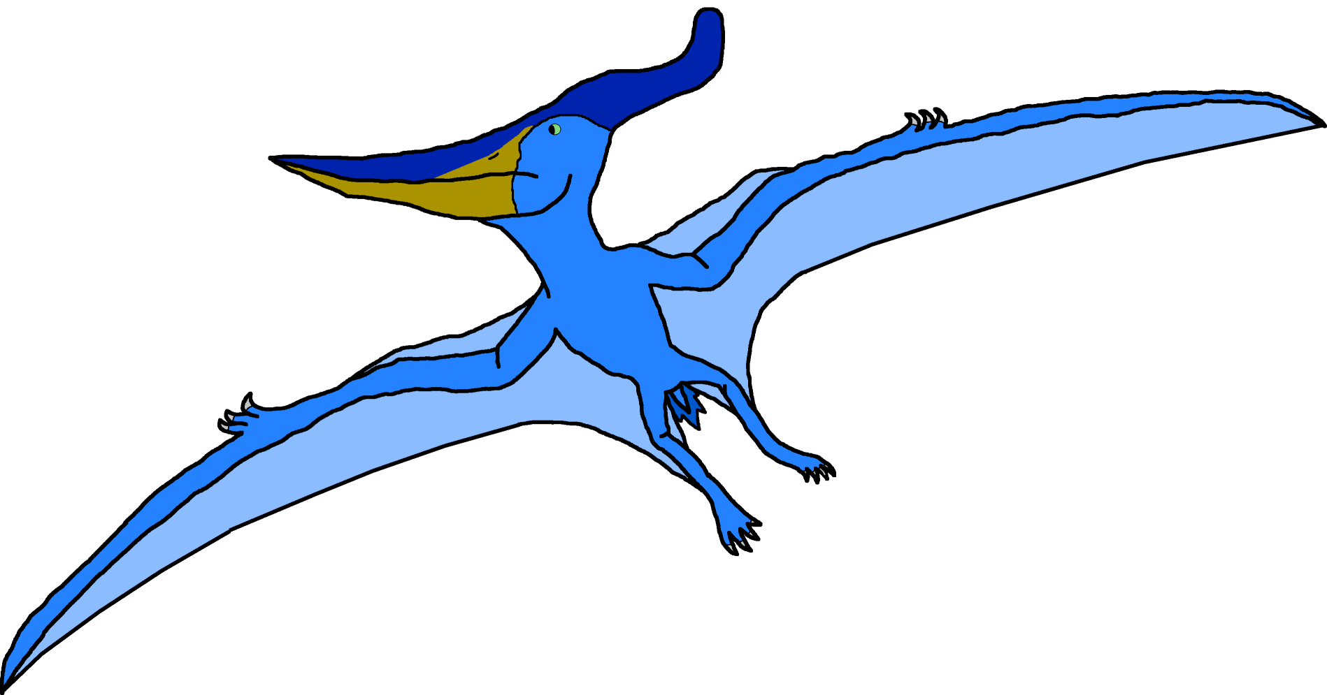 Male Pteranodon Variant B 2 (Paleoverse + EOIverse) Blank Meme Template