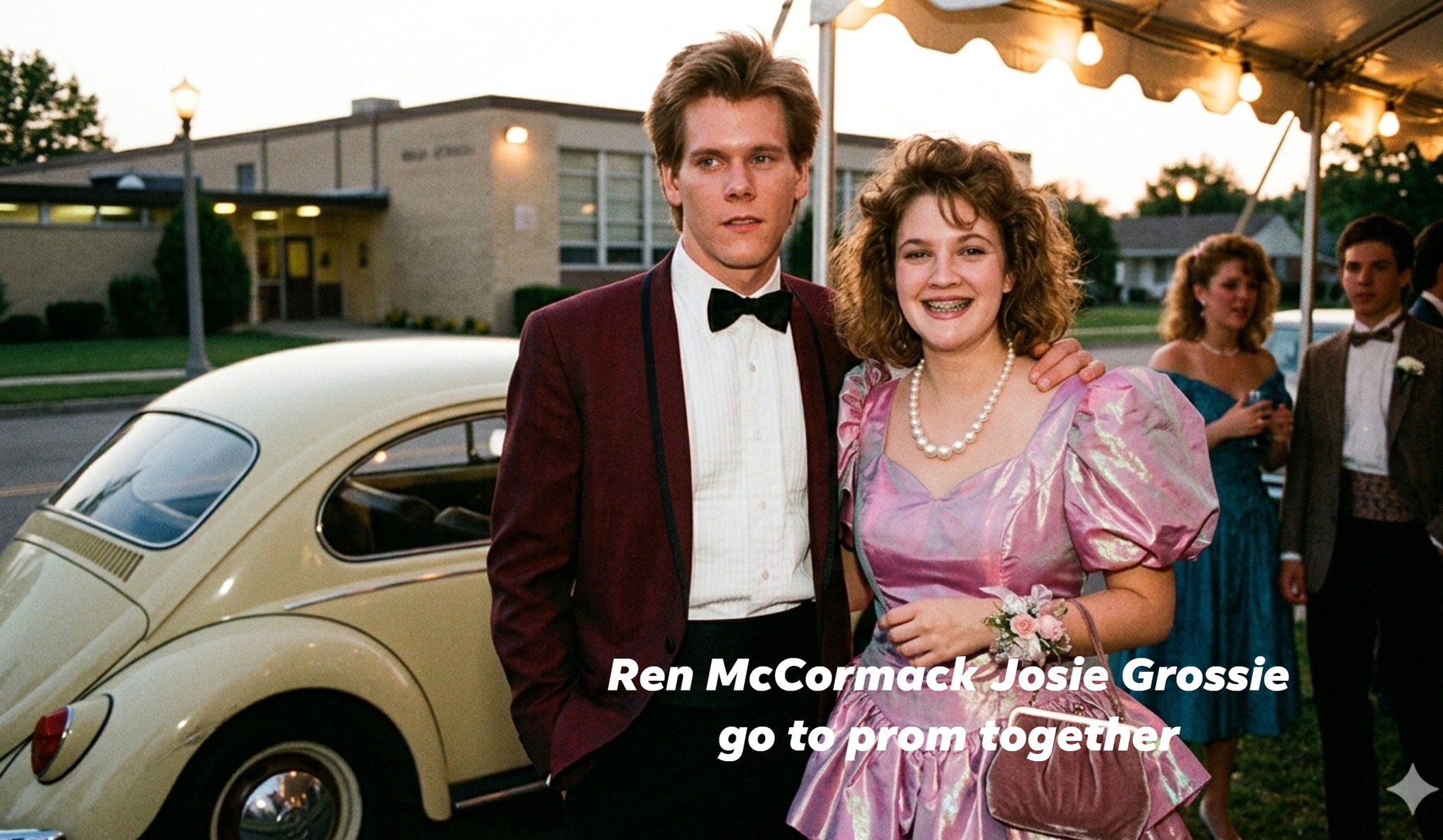 Ren McCormack Josie Grossie go to prom together Blank Meme Template