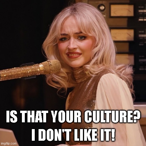 I don't like it | I don't like it! is that your culture? | image tagged in carpenter | made w/ Imgflip meme maker