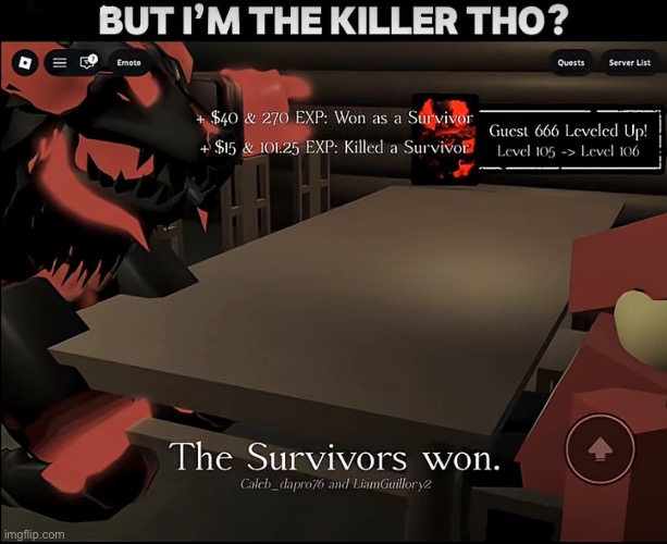 Huh what | image tagged in bug,forsaken,roblox,not mine | made w/ Imgflip meme maker