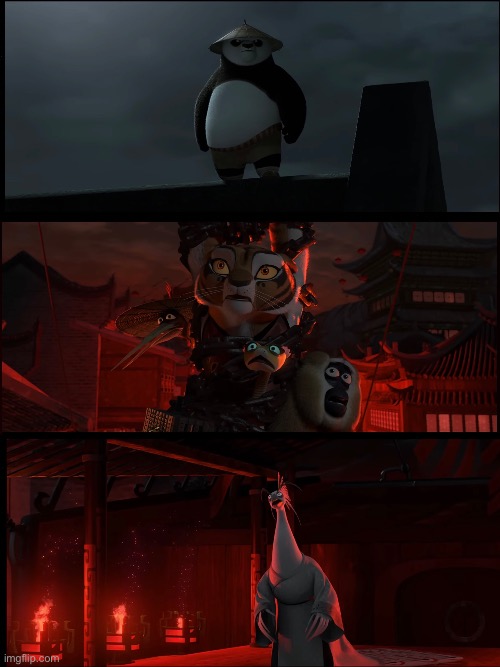 How many time do I have to kill the same stinking panda | image tagged in kung fu panda,return,panda | made w/ Imgflip meme maker