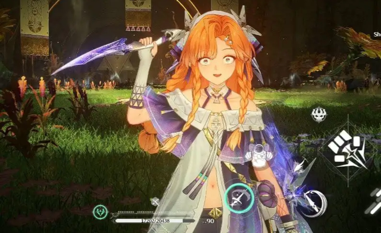 Sigrika holding knife Blank Meme Template