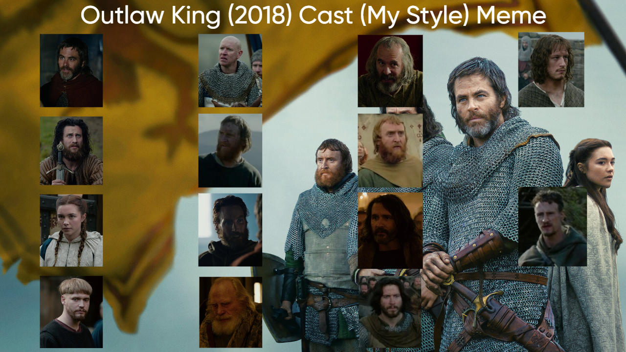 Outlaw King (2018) Cast (My Style) Blank Meme Template
