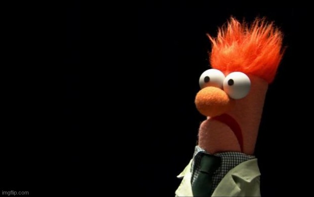 image tagged in beaker shocked face | made w/ Imgflip meme maker
