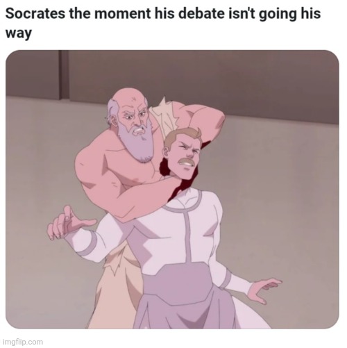 image tagged in memes,socrates,mad | made w/ Imgflip meme maker