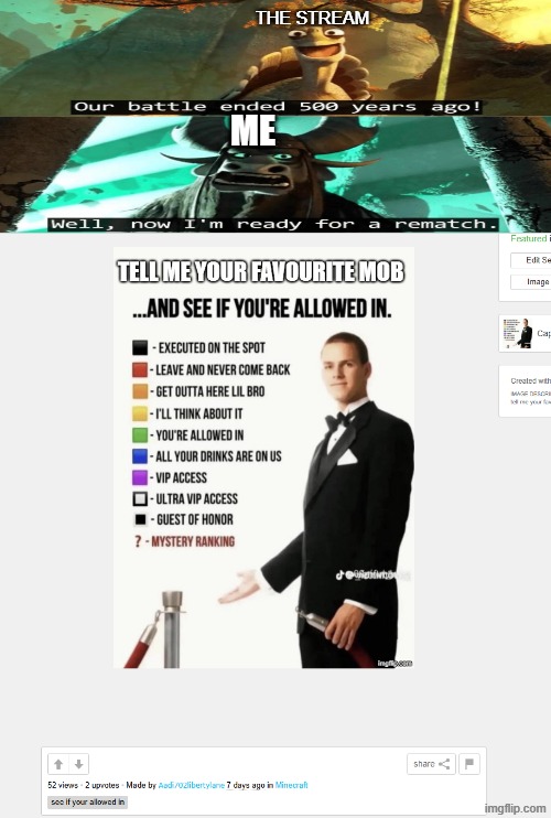 I ALWAYS COME BACK | THE STREAM; ME | made w/ Imgflip meme maker