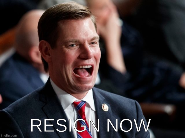 eric swalwell | resign now | image tagged in eric swalwell | made w/ Imgflip meme maker