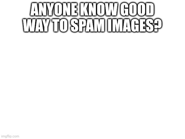 Comment if u do | Anyone know good way to spam images? | image tagged in pls | made w/ Imgflip meme maker