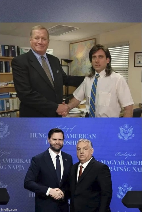 Corporate needs you to find the differences between this picture and this picture. | image tagged in memes,funny,the office handshake,politics,political meme | made w/ Imgflip meme maker