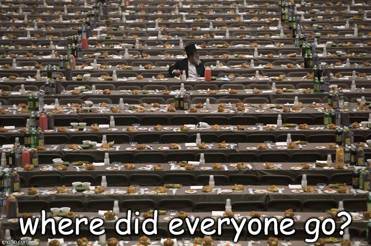 Where Did Everyone Go? | where did everyone go? | image tagged in where did everyone go | made w/ Imgflip meme maker