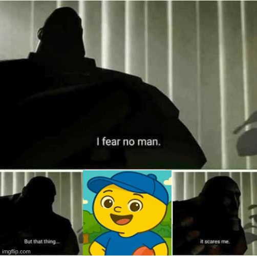 we all hate this ai yellow brat right? | image tagged in i fear no man,ai slop | made w/ Imgflip meme maker