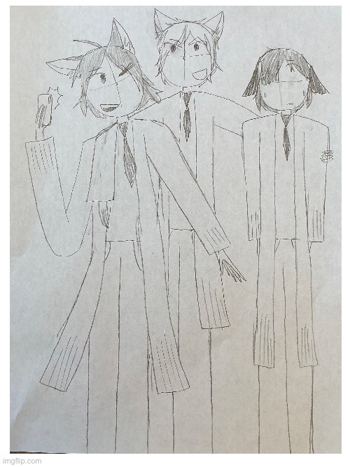 Making warrior cats into high schoolers pt.1: Graystripe, Firestar, and Ravenpaw | image tagged in warrior cats | made w/ Imgflip meme maker