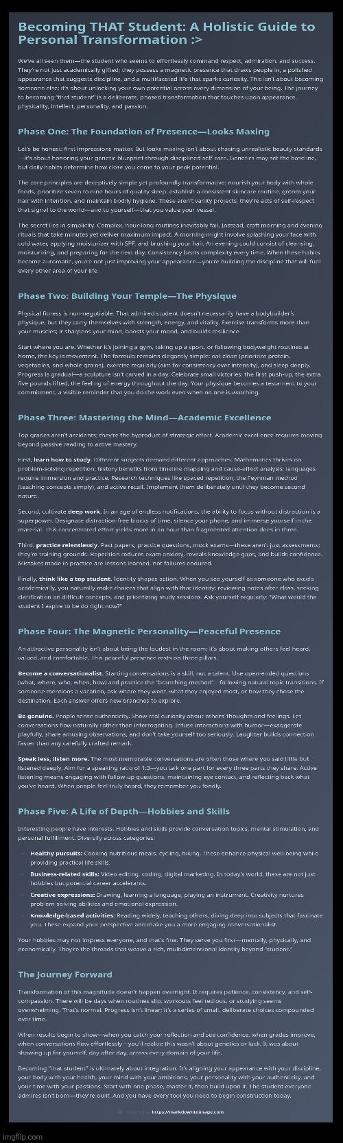 How To Become THAT Student ovo | image tagged in simothefinlandized,self-improvement,academics,infographic,tutorial | made w/ Imgflip meme maker