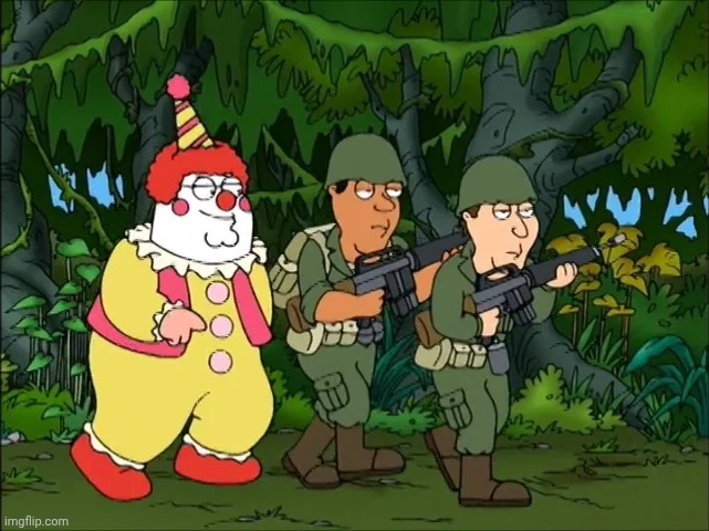 Clown Army | image tagged in clown army | made w/ Imgflip meme maker
