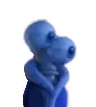 Kinger with Big Eyes Blank Meme Template