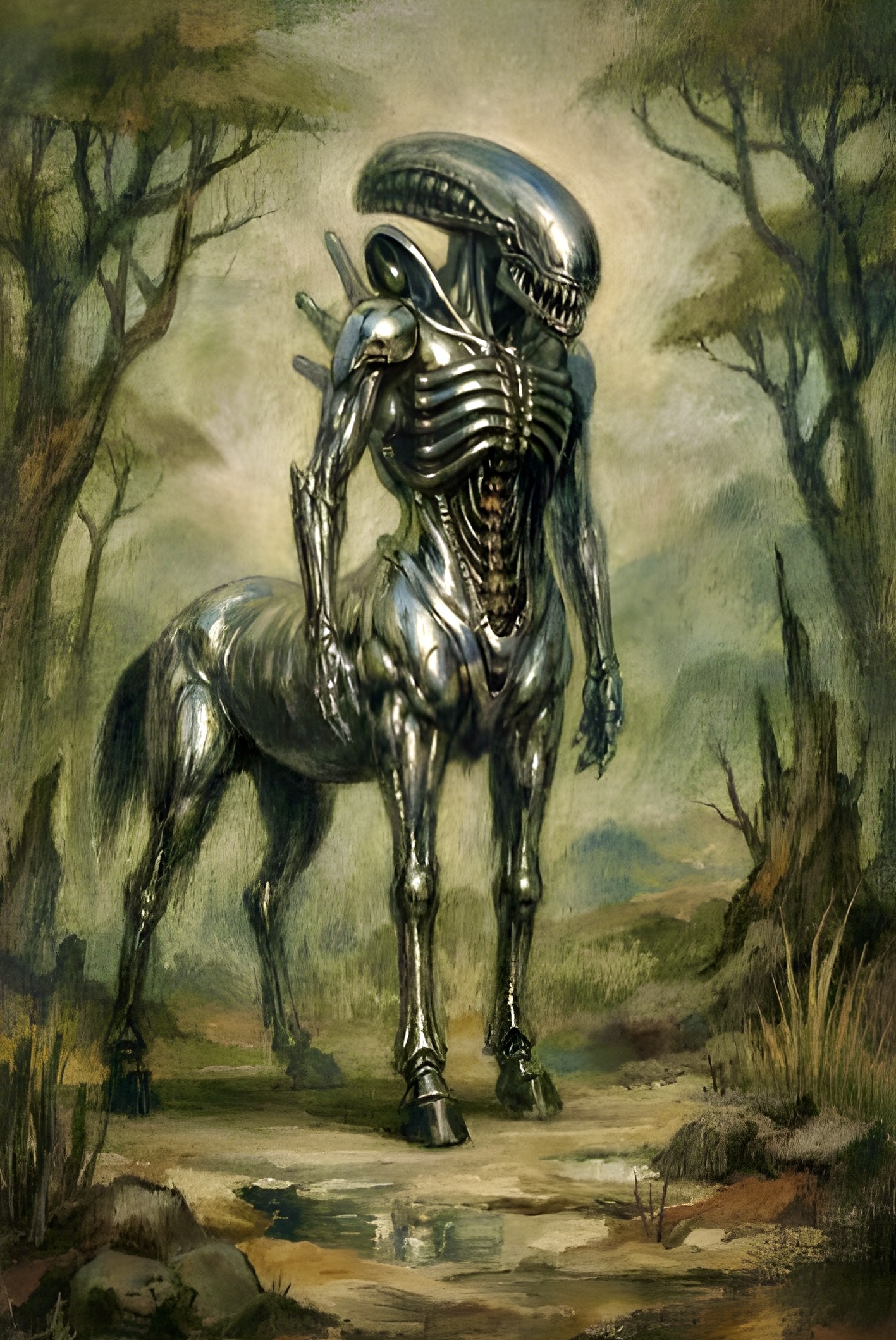 Xenotaur Blank Meme Template