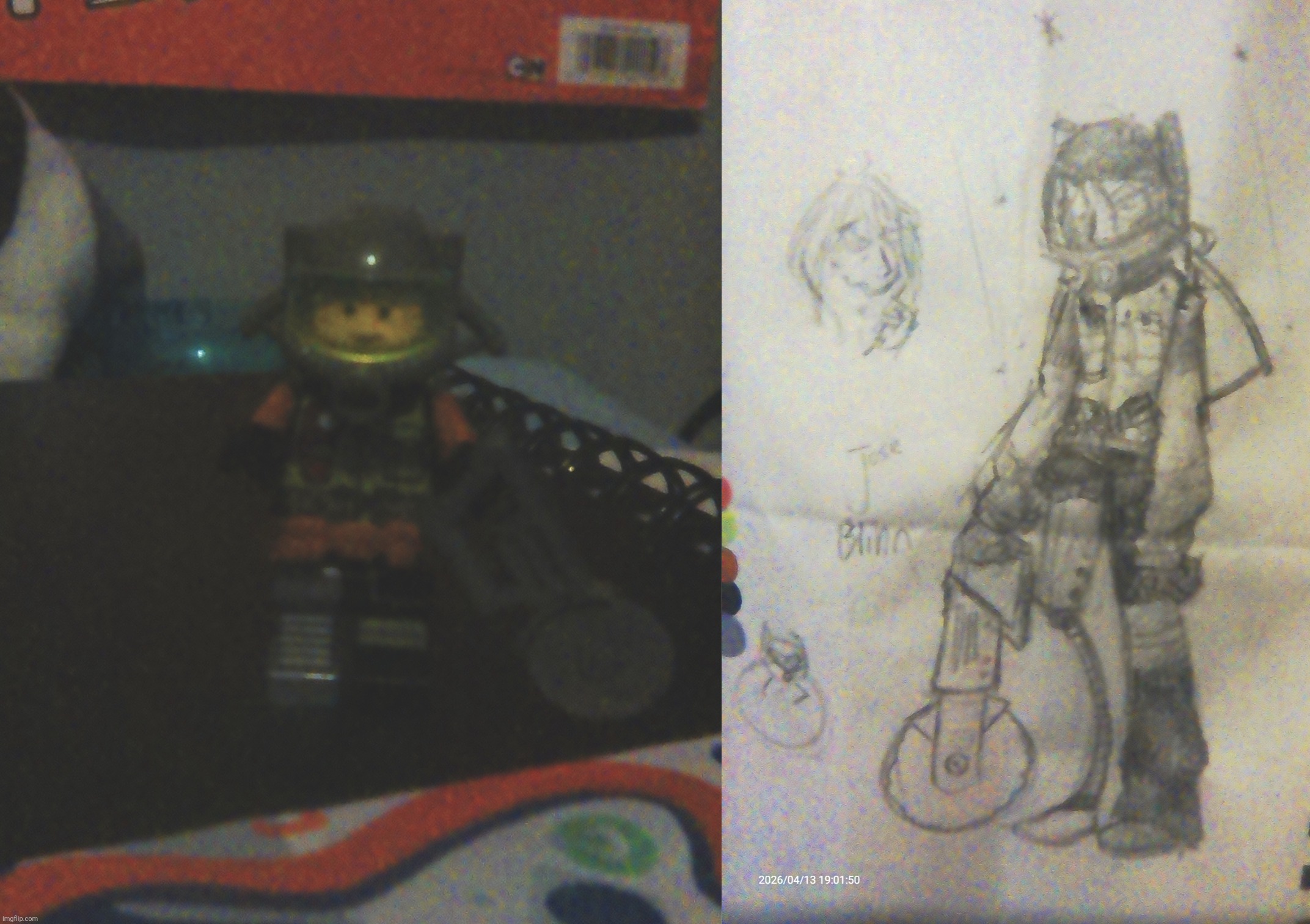 I drew a Lego Minifigure I made. His name's Jose and he might become an oc | made w/ Imgflip meme maker