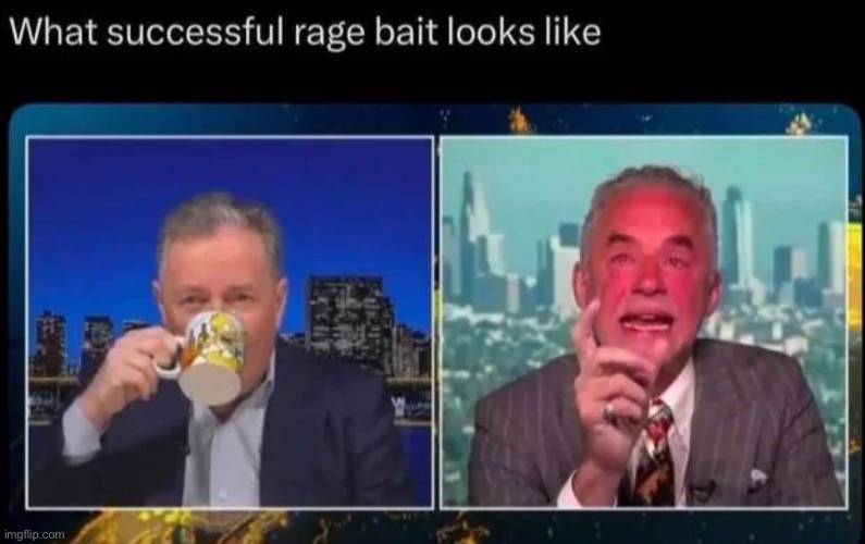 What successful ragebait looks like | image tagged in what successful ragebait looks like | made w/ Imgflip meme maker