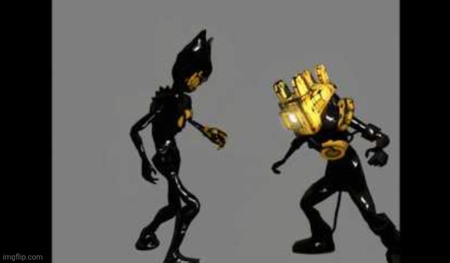 Bendy vs Projectionist | image tagged in bendy vs projectionist | made w/ Imgflip meme maker