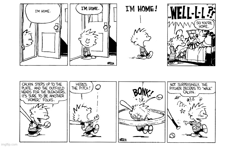 image tagged in calvin and hobbes,comics | made w/ Imgflip meme maker