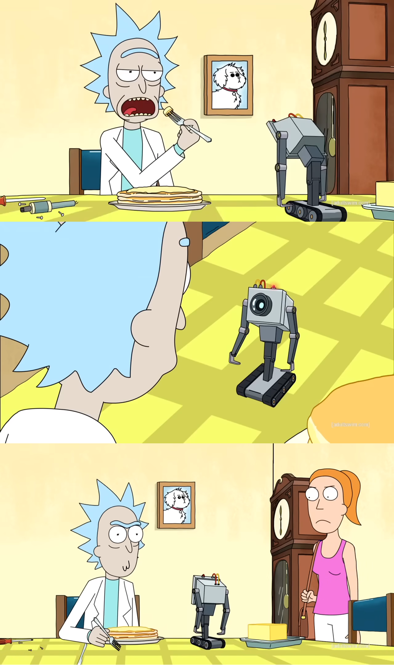 reverse butter Blank Meme Template