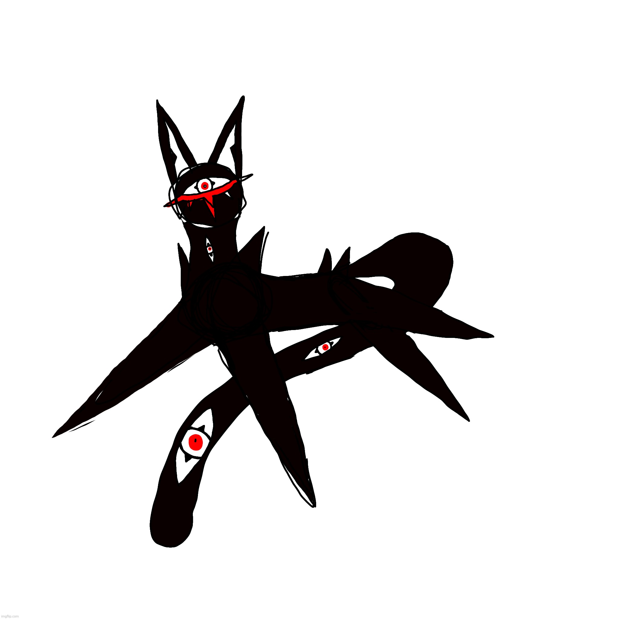 Mugen aka my stupid chud cat | image tagged in the vibe was supposed to be silly,fell apart quickly but i like the end result | made w/ Imgflip meme maker