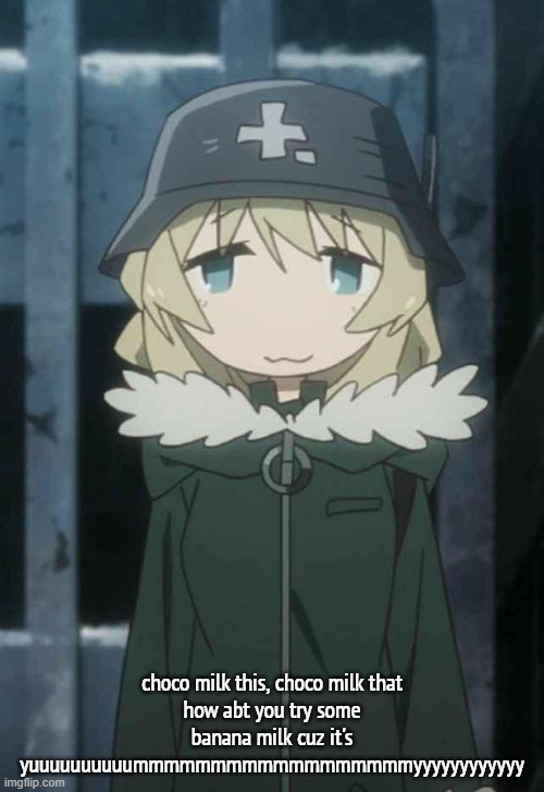 yuuri :3 | choco milk this, choco milk that
how abt you try some banana milk cuz it's yuuuuuuuuuummmmmmmmmmmmmmmmmmyyyyyyyyyyyy | image tagged in yuuri 3 | made w/ Imgflip meme maker