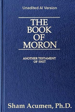 High Quality Book of Moron Blank Meme Template