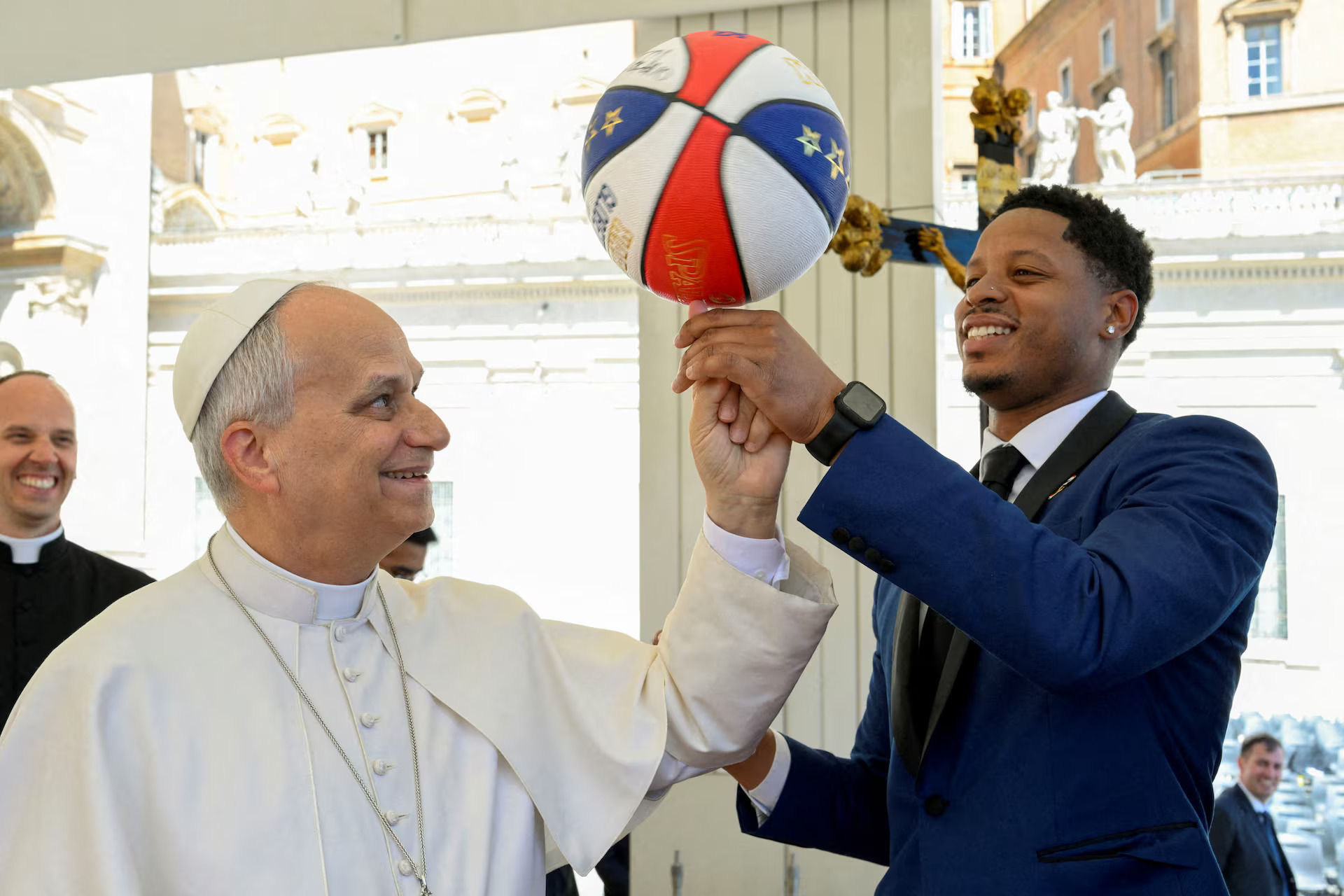 pope leo basketball Blank Meme Template