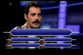 Freddie mercury who wants to be a millionaire Blank Meme Template