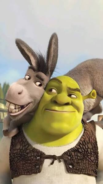 Shrek and Donkey Blank Meme Template