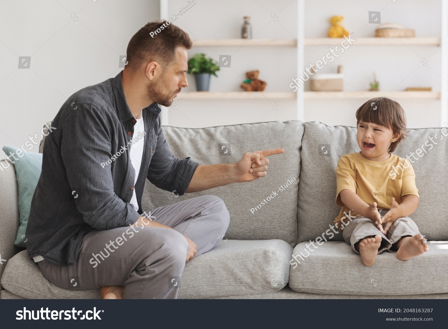 Dad Yells At Child Blank Meme Template