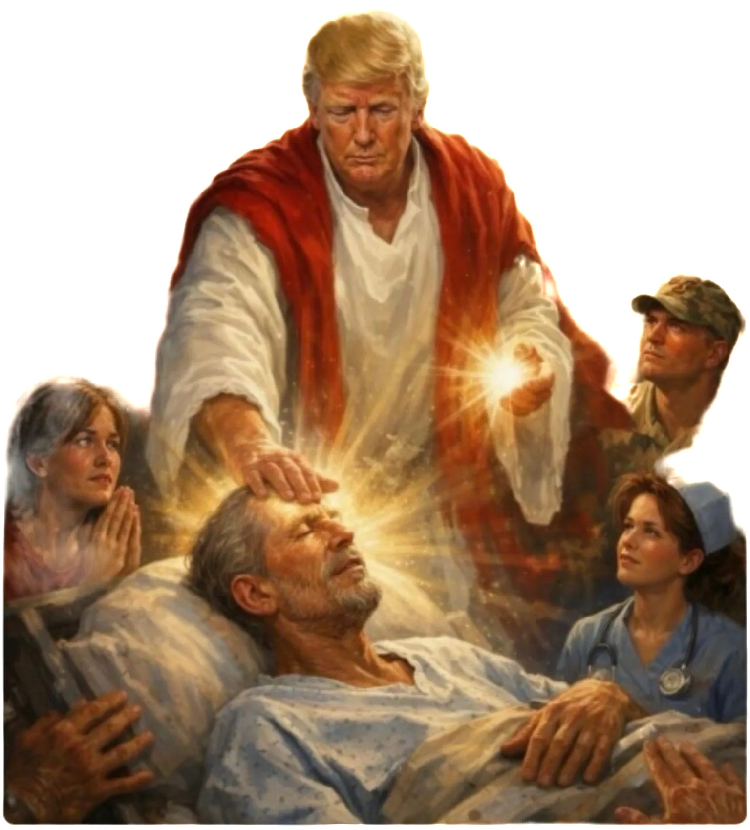 Dr. Jesus J. Drump Blank Meme Template