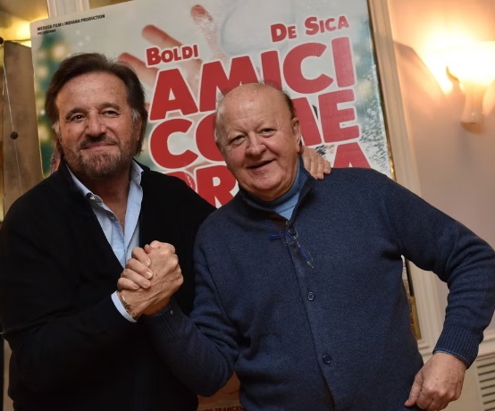 Christian De Sica e Massimo Boldi Blank Meme Template