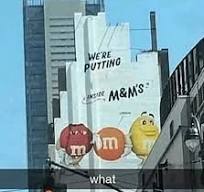 we're putting inside m&ms Blank Meme Template