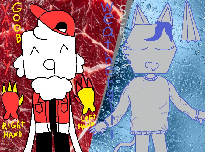 I redid a couple skin concepts from a while ago | made w/ Imgflip meme maker