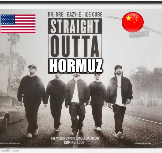 No street cred for China | Hormuz | image tagged in leftists,democrats,iran,terrorism,hormuz | made w/ Imgflip meme maker