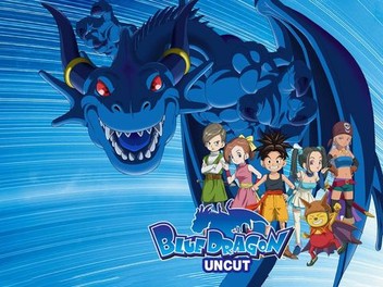 blue dragon Blank Meme Template