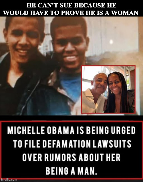 he can't sue BECAUSE HE WOULD HAVE TO PROVE HE IS A WOMAN | image tagged in michael robinson | made w/ Imgflip meme maker