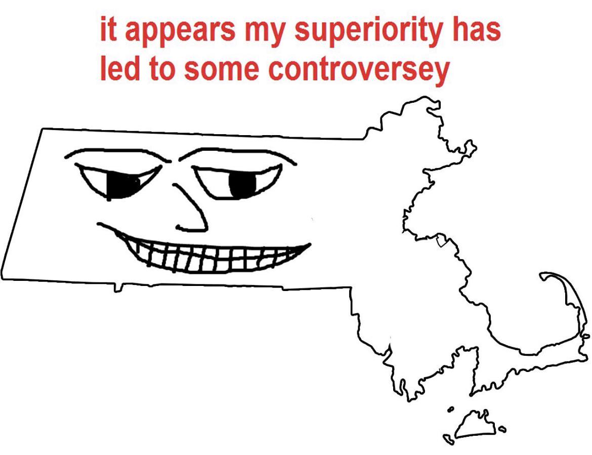 Smug Massachusetts Blank Meme Template