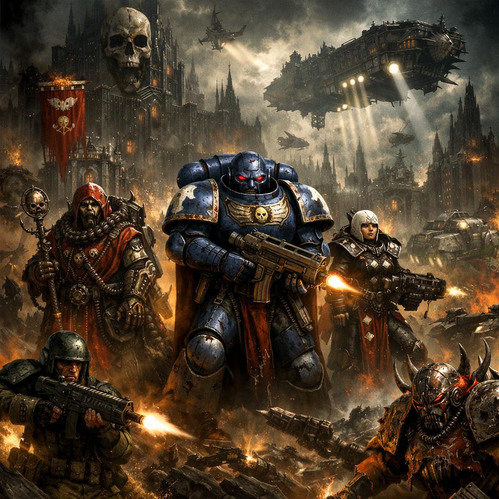 Warhammer 40,000 Blank Meme Template