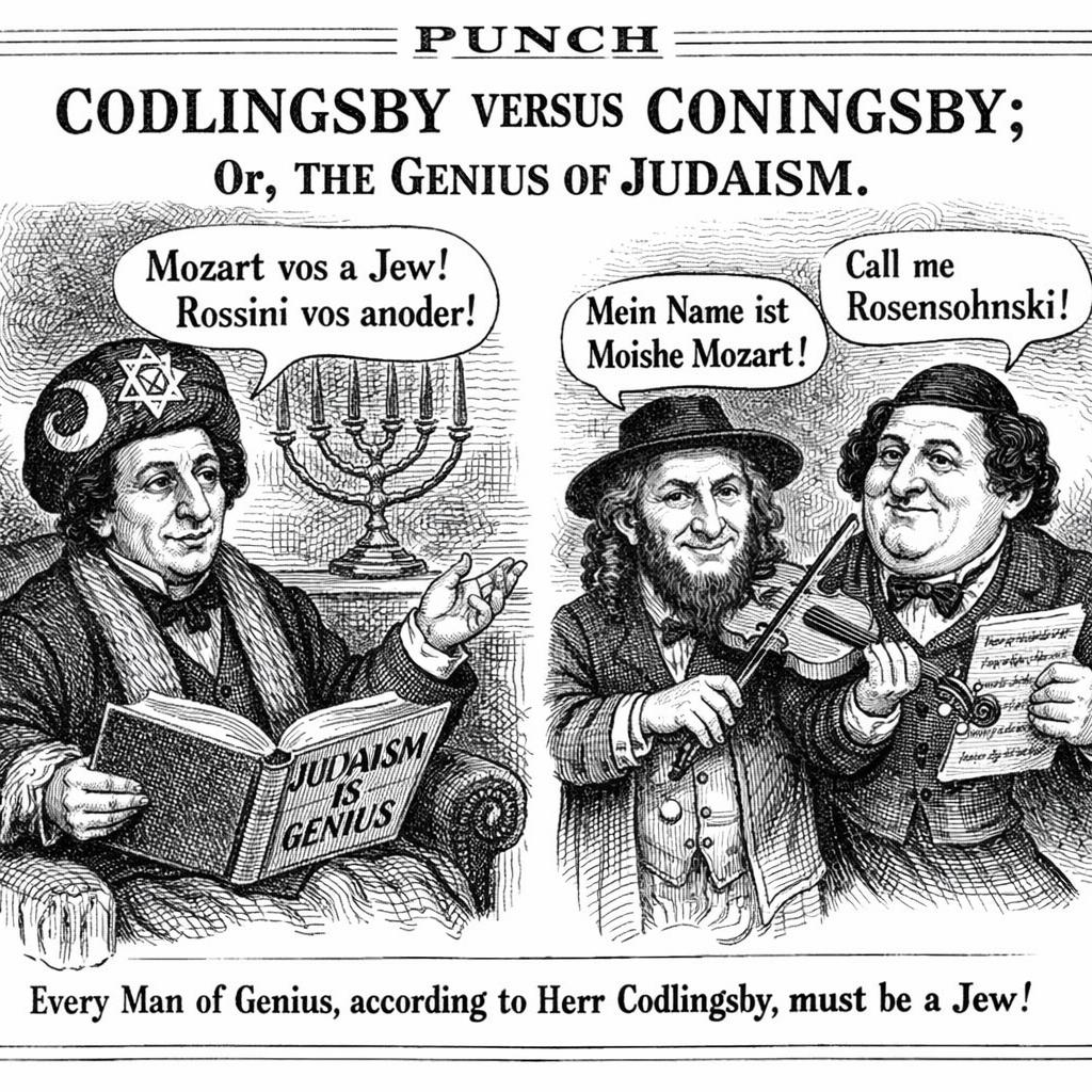 Disraeli’s assertions of Jewish superiority were quite unsettlin Blank Meme Template