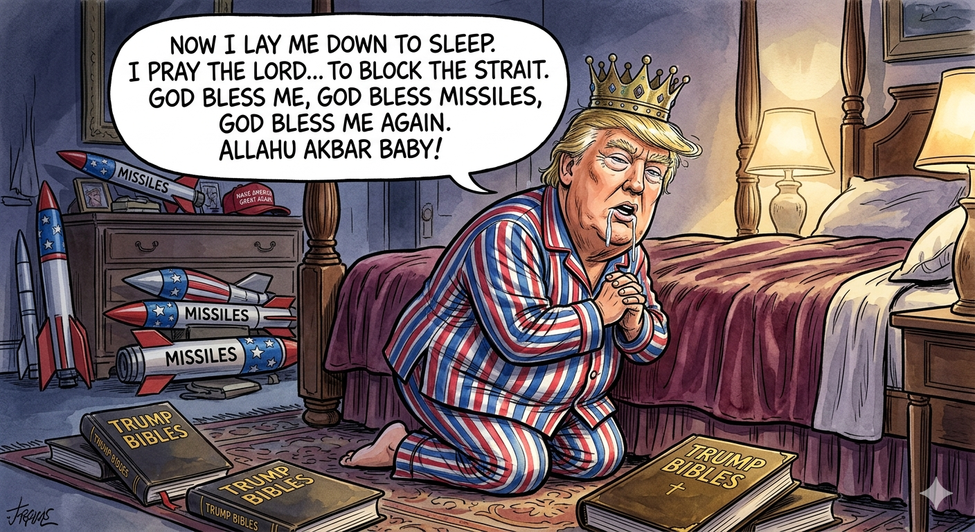 Doddering Old Donnie Turns Arab Blank Meme Template