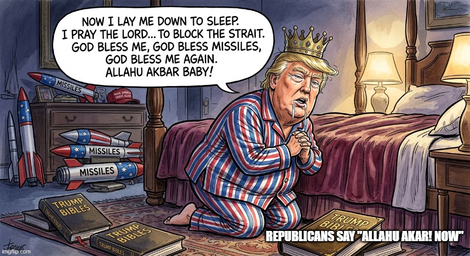 Doddering Old Donnie Turns Arab | Republicans say "Allahu Akar! now" | image tagged in doddering old donnie turns arab | made w/ Imgflip meme maker