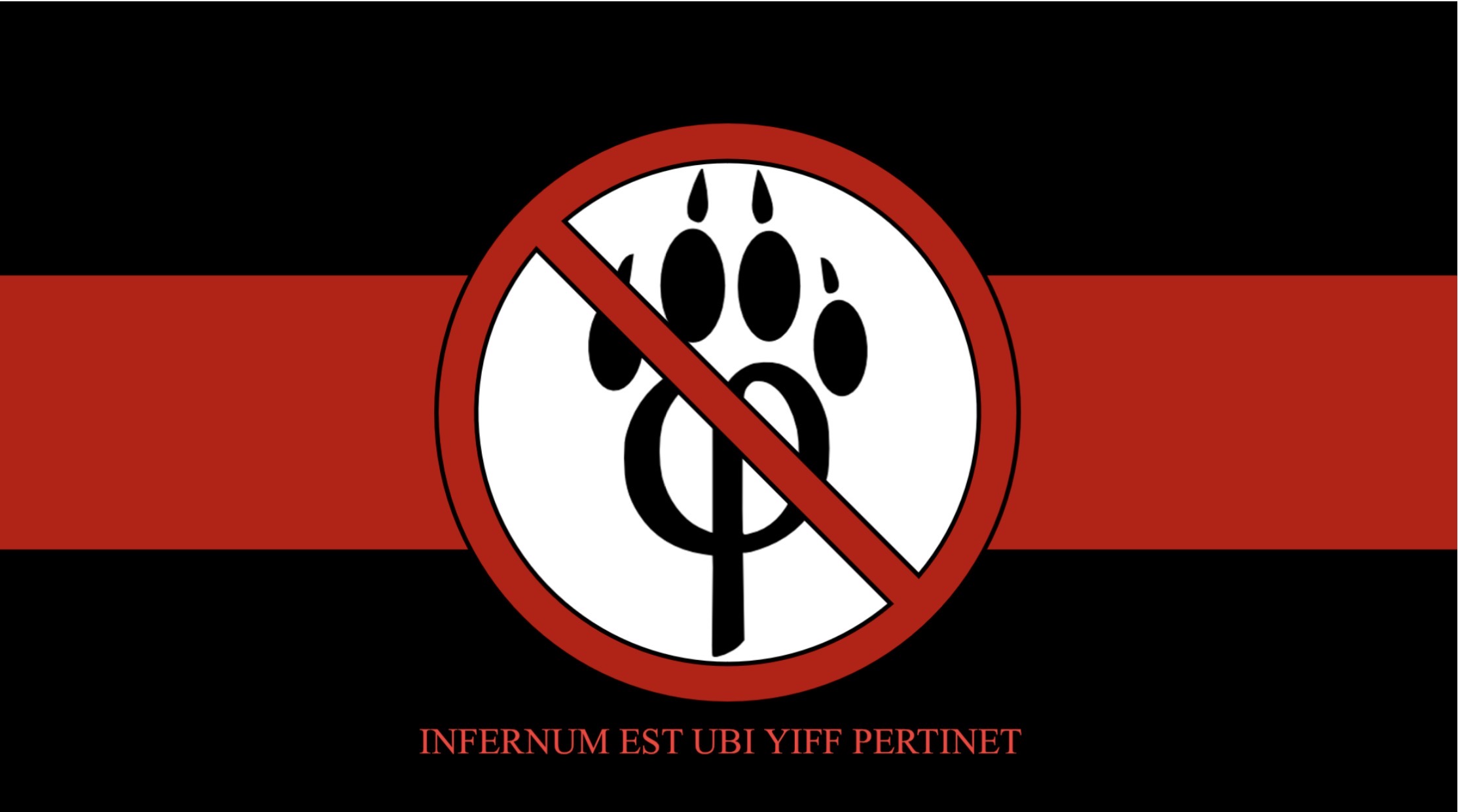 AntiFurryCorps Flag Blank Meme Template