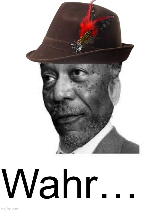 I guess we doin true… in different languages now | Wahr… | image tagged in morgan freeman true | made w/ Imgflip meme maker
