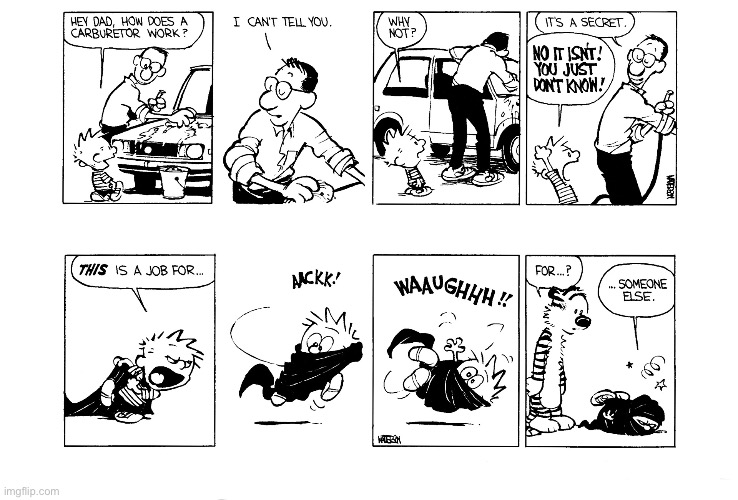 image tagged in calvin and hobbes,comics | made w/ Imgflip meme maker